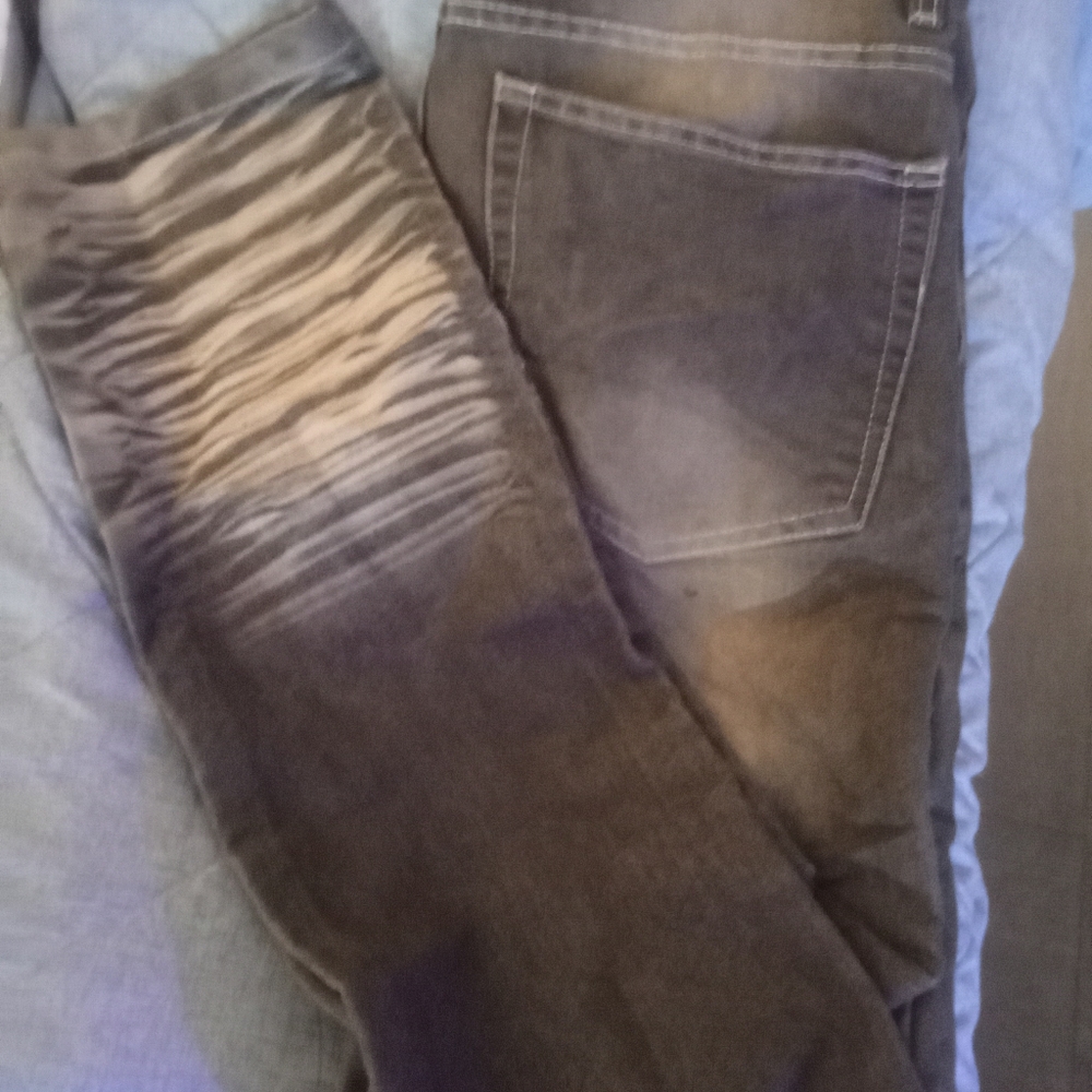 Men's Black Laquer Jeans Size 32